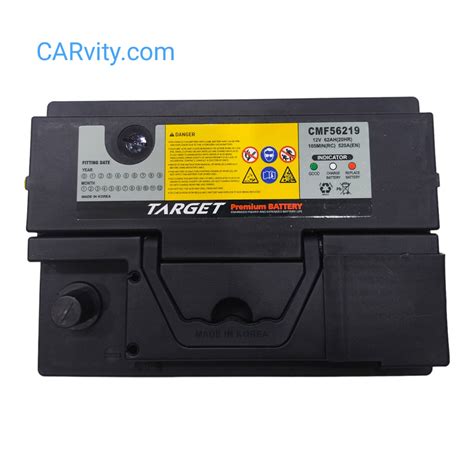 12v Target Battery 62ah Carvity