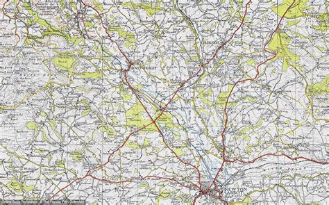 Historic Ordnance Survey Map Of Heathfield 1946