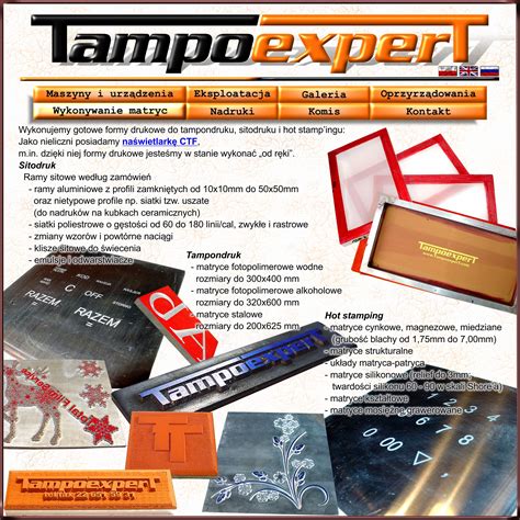 Maszyny Do Hot Stampingu Termodruku TampoexperT