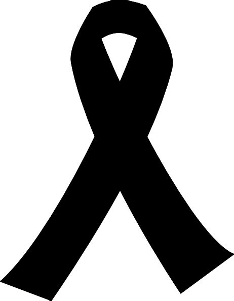 Transparent Black Ribbon Png Clip Art Library