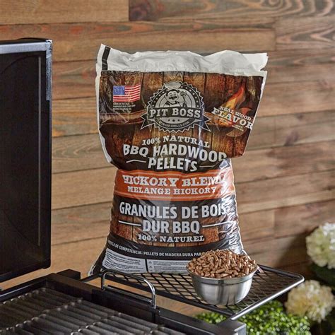 Pit Boss 20lb Hickory Hardwood Pellets in the Grill Pellets department ...