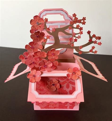 Cherry Blossoms Box Card By Bonita Brock Bsbrock2013 On Instagram