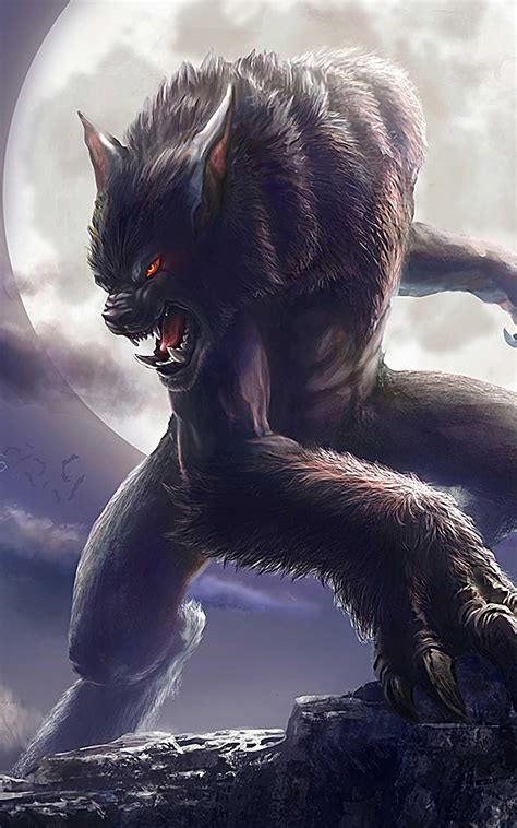 A Werewolf Bringing Food To His Pack Werewolves Wolves Food Packs