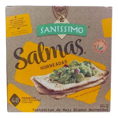 Tostaditas Horneadas Salmas Sanissimo Caja Paquetes