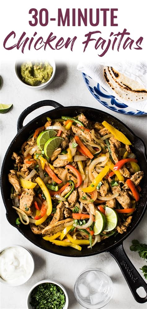 30 Minute Chicken Fajitas Isabel Eats Easy Mexican Recipes