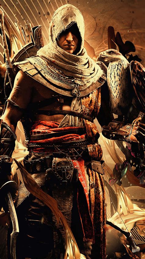 Download Bayek Assassins Creed Origins Hero Wallpaper