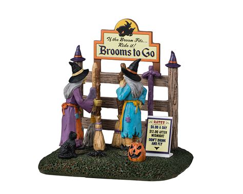 Brooms To Go Lemax Spooky Town Ehobbytools