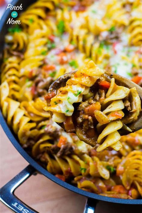 Pasta Bolognese Bake Slimming And Weight Watchers Friendly Pinch Of Nom