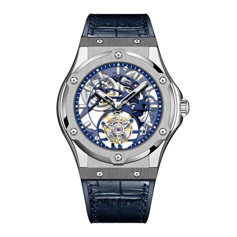 Haofa Relojes Tourbillon Voladores Para Hombre Reloj De Pulsera Mec