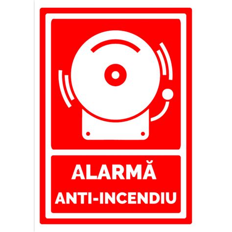 Semn Cu Alarma De Incendiu