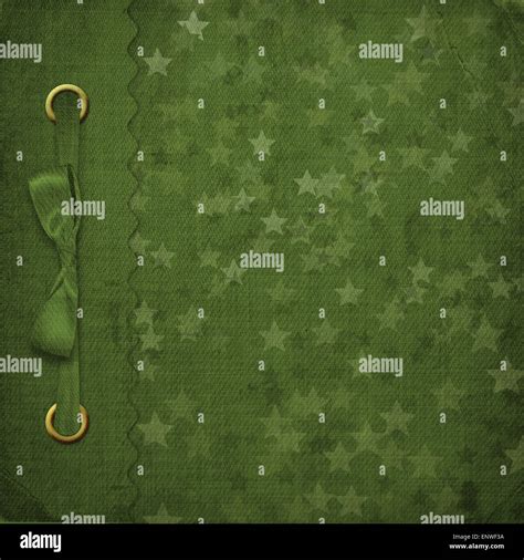 Green cover for an album with photos Stock Photo - Alamy