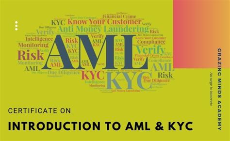 Certificate On Aml Kyc Grazing Minds