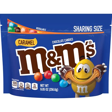 Mandms Caramel Milk Chocolate Candy Sharing Size 905 Oz Resealable