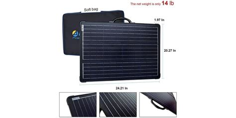 ACOPOWER 120W Portable Solar Panel Kit