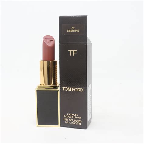 Tom Ford Lip Color Lipstick Libertine 02 Rouge Made In Belgium For Sale Online Ebay