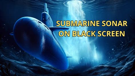 Submarine Sonar Sounds On Black Screen For Hourshigh Quality White