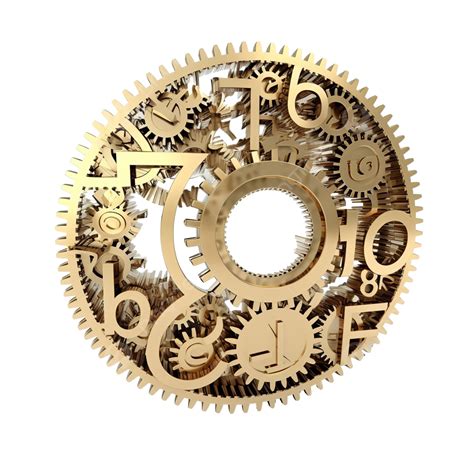 3d Illustration Gear Code Website Internet Business Png Transparent