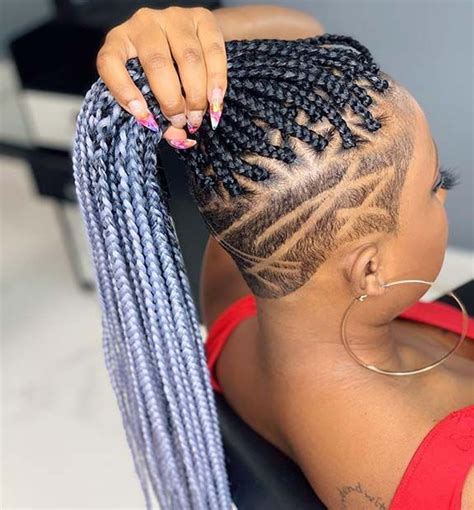 43 Badass Braids With Shaved Sides For Women Stayglam Braids With