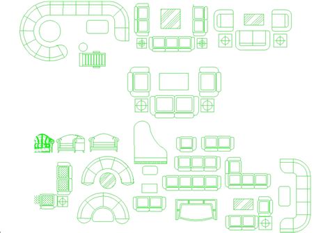 Juego de sala sofá configurar diferentes bloques 117 45 KB