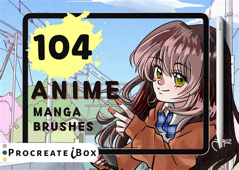 15 Anime And Manga Procreate Brushes Brushes Creative Market