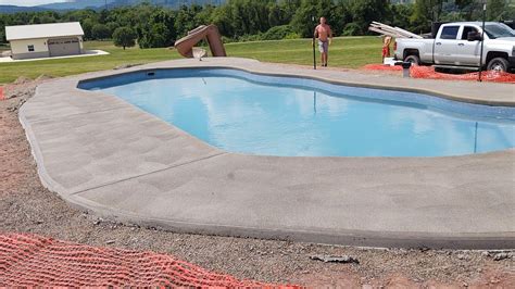 Cantilever Pool Deck Youtube