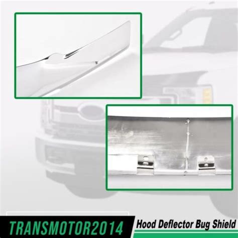 Fit For 2017 20 Ford F250 F350 Hood Deflector Bug Shield Guard Bonnet