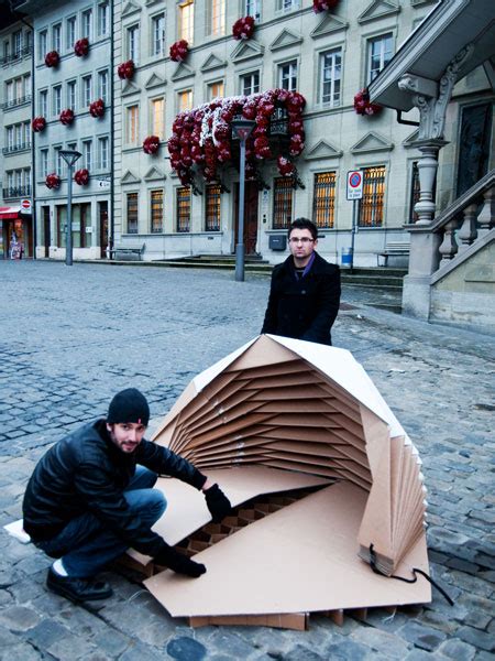 Cardboard Shelters Folding Architecture Shelter Design Paper