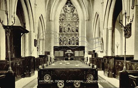 Interior, Down Cathedral, Downpatrick. | Postcards Ireland