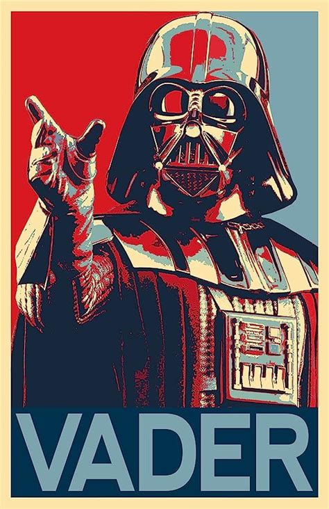 Darth Vader Illustration Sci Fi Movie Pop Art Home Decor Poster Print