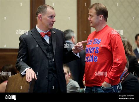 Initiative Promoter Tim Eyman Right Talks With His Attorney Joel Ard Thursday June 28 2018