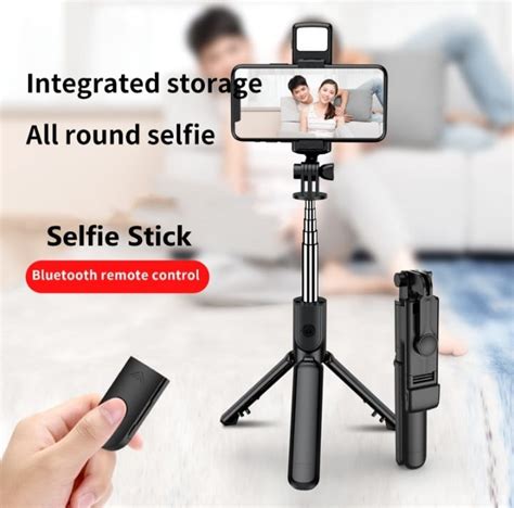 5 In 1 Wireless Selfie Stick Foldable Mini Tripod Stand R1S Fashion Life