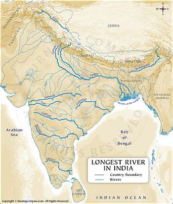 Narmada River Map