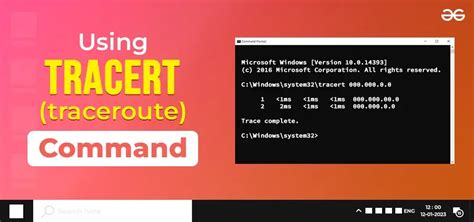 How To Use The Tracert Traceroute Command In Windows GeeksforGeeks