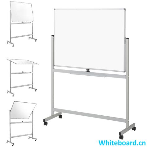 Double Sided Aluminum Frame Magnetic Whiteboard Stand - Whiteboard ...