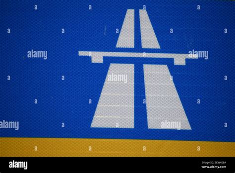 German Autobahn Direction Road Signs Hi Res Stock Photography And