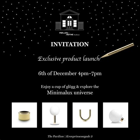 Invitation: Exclusive Product Launch - Møller & Rothe