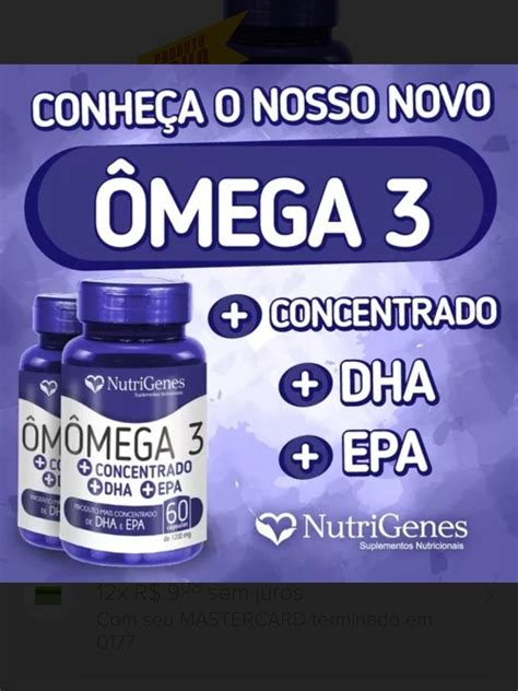 Frascos Omega Concentrado Dha E Epa Mg Original Mercado Livre