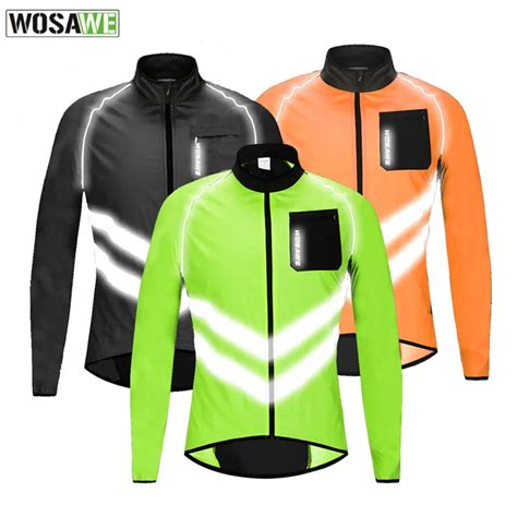 Chaquetas De Ciclismo Reflectantes Para Hombre Cortavientos Chaqueta