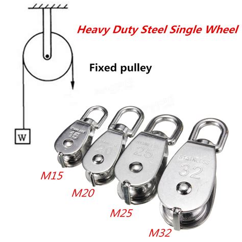 Stainless Steel Heavy Duty Pulley Single Wheel Swivel Lifting Rope