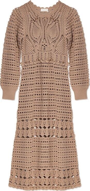 Ulla Johnson Prisha Crochet Knit Midi Dress Shopstyle