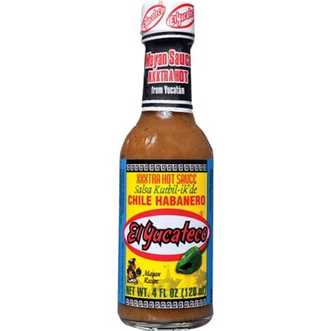 El Yucateco Xxxtra Hot Sauce Chile Habanero 120ml