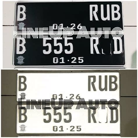 Font Plat Nomor Motor 53 Koleksi Gambar