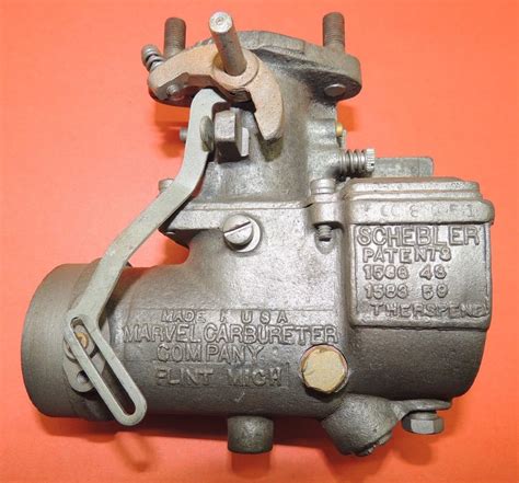 Vintage Schebler Marvel Carburetor TU Ford Model AS IS UNTESTED USA