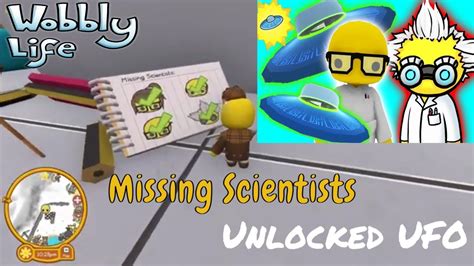 FOUND MISSING SCIENTISTS AND UNLOCKED THE UFO VEHICLE Wobbly Life