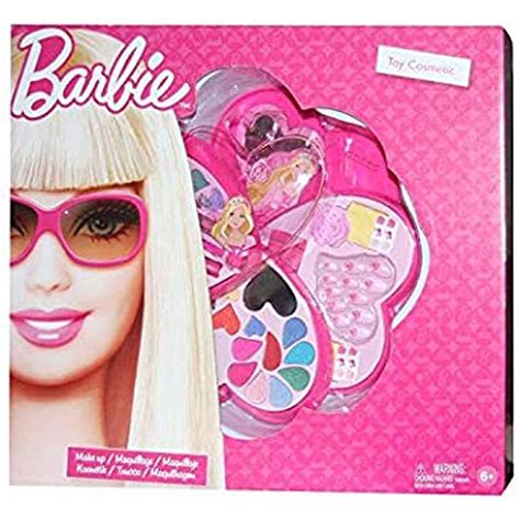 Barbie LPL Barbie 5812 4 Decks Heart Shape Cosmetic Case Multi Color