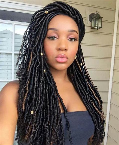 Goddess Locs Faux Locs Hairstyles Locs Hairstyles Goddess Braids