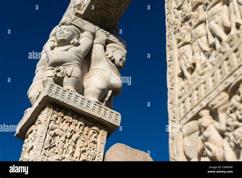 Stupas Of Sanchi Unesco World Heritage Site Built By King Ashoka