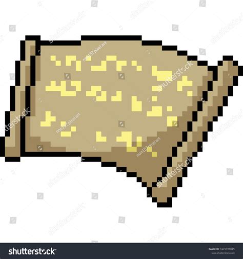 Vector Pixel Art Magic Scroll Isolated Stock Vector Royalty Free