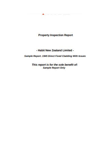 16 Property Inspection Report Templates In Google Docs Word Pages 34060