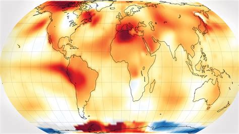 Nasa Mapa De Julio De El Mes M S Caluroso De La Historia